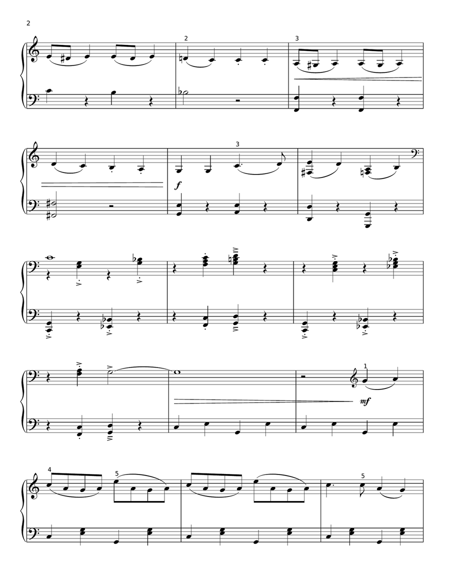 She'll Be Comin' 'Round The Mountain (arr. Phillip Keveren) Piano Solo scores gallery preview page 2