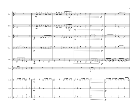 Albanian National Anthem for Brass Quintet & Percussion image number null