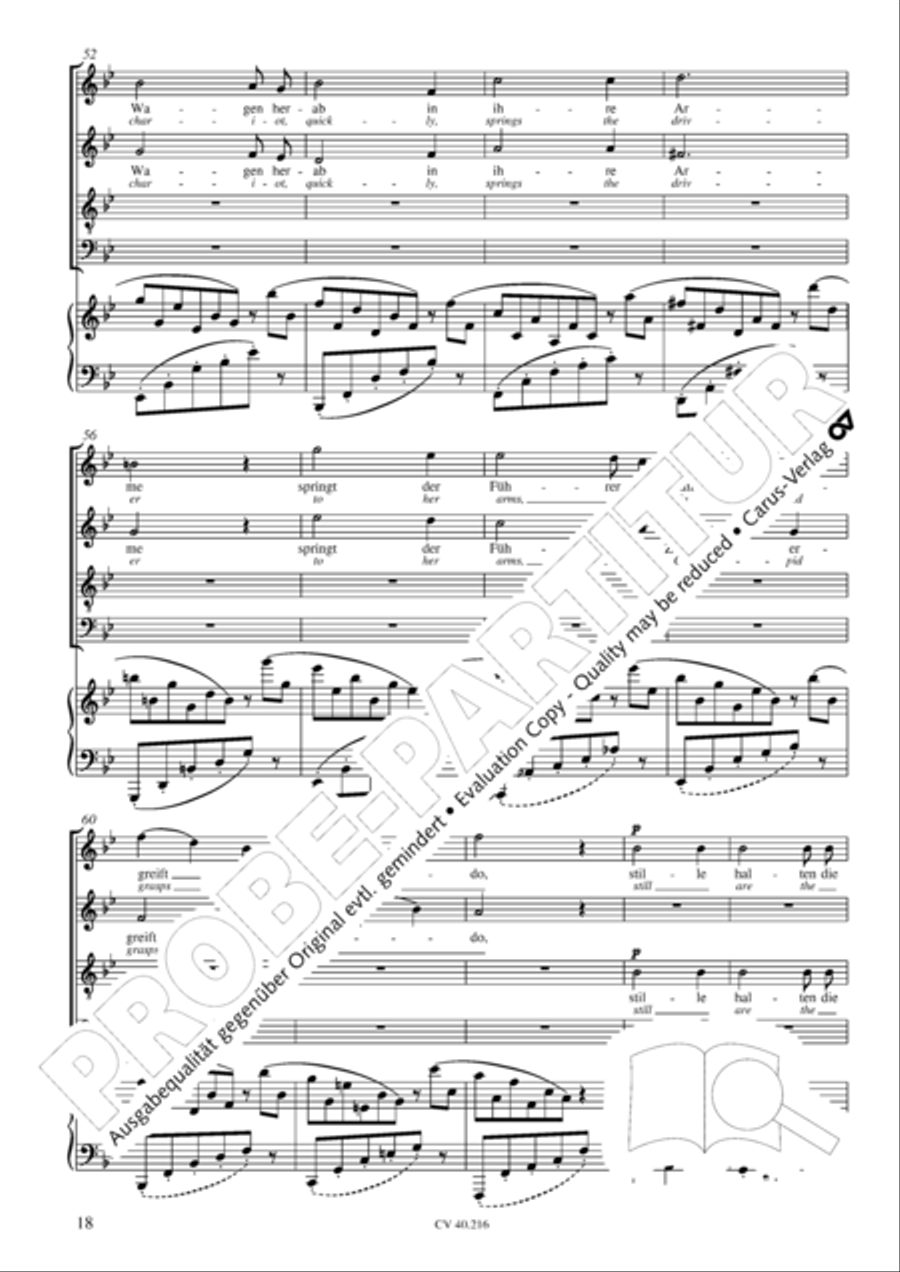 Drei Quartette op. 64 Choir scores gallery preview page 19