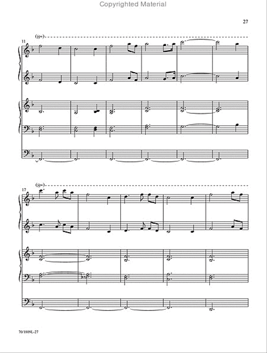 Amazing Grace Amazing Grace Organ scores gallery preview page 8