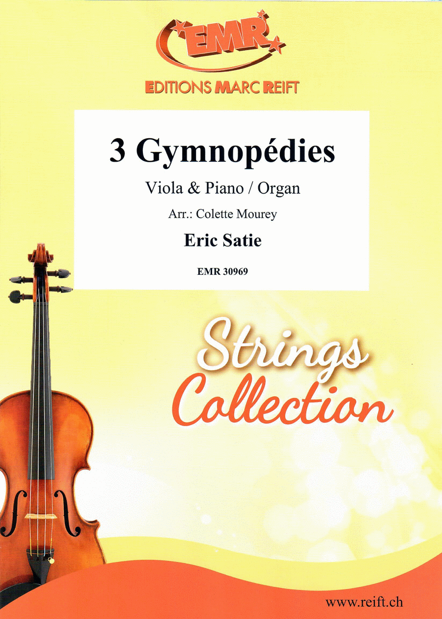 3 Gymnopedies 3 Gymnopedies Viola scores gallery preview page 1
