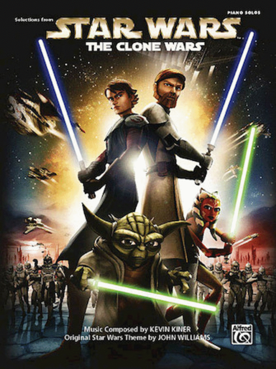 Star Wars - The Clone Wars Piano Solo scores gallery preview page 1