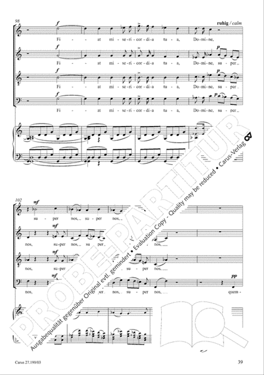 Te Deum 4-Part scores gallery preview page 40