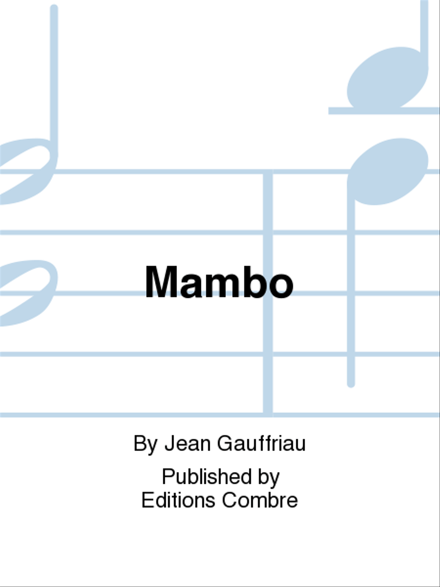 Mambo Percussion scores gallery preview page 1