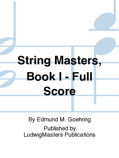 String Masters, Book I - Full Score
