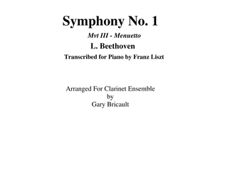 Mvt III - Menuetto from Symphony No. 1
