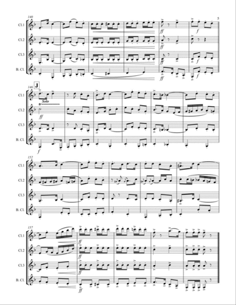 In Heaven There Is No Beer Woodwind Ensemble scores gallery preview page 6