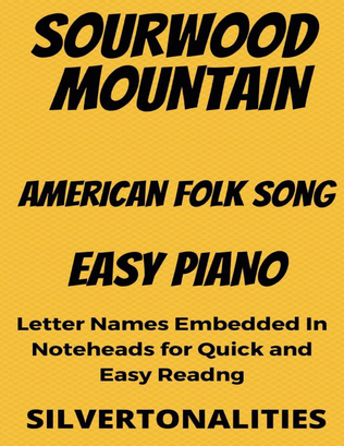 Sourwood Mountain Easy Piano Sheet Music