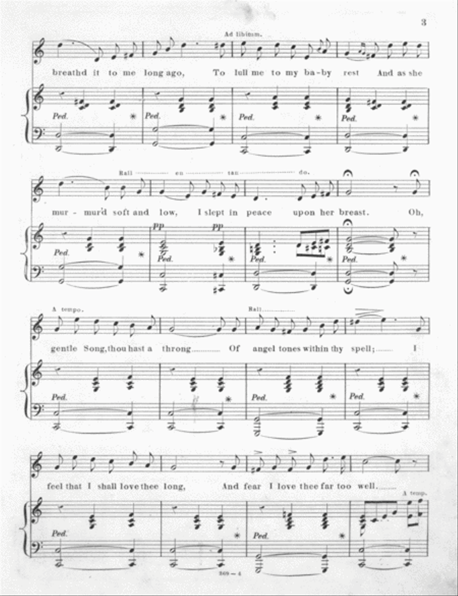 The Song My Mother Sings Voice scores gallery preview page 3