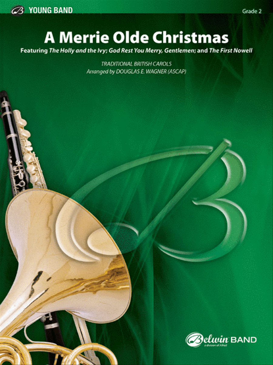 A Merrie Olde Christmas Concert Band scores gallery preview page 1