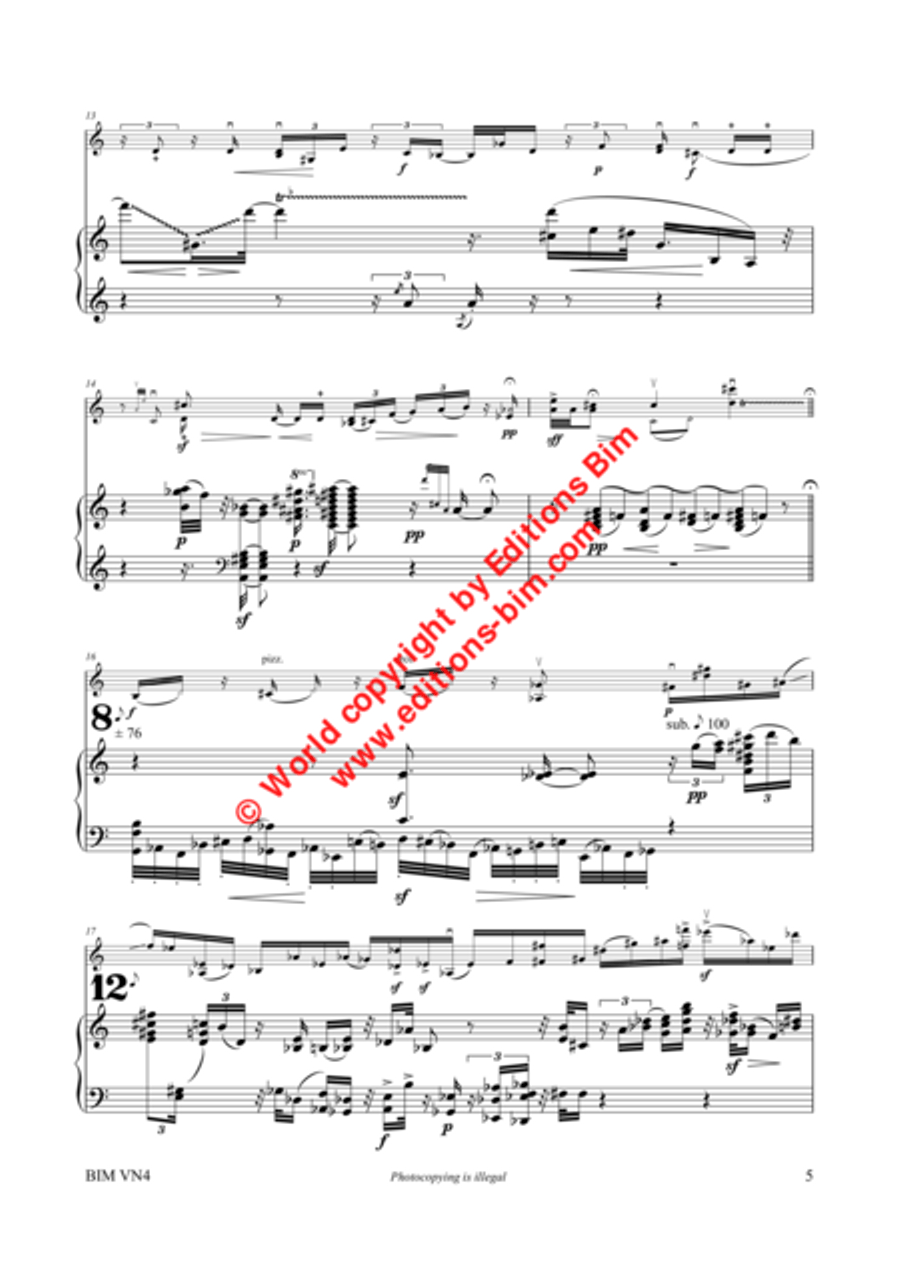 A-Ho-Ra A-Ho-Ra Violin Solo scores gallery preview page 4
