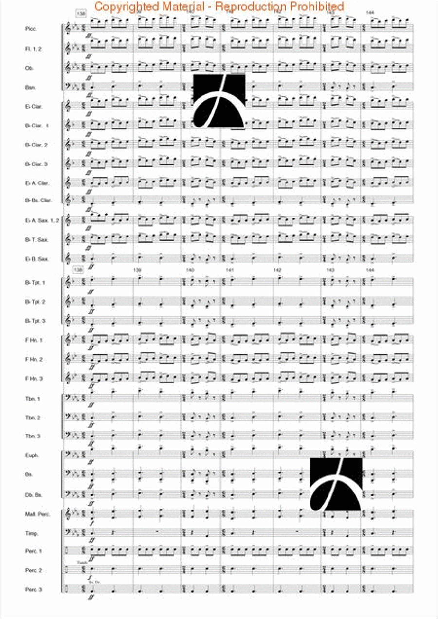 Virginia Concert Band scores gallery preview page 23