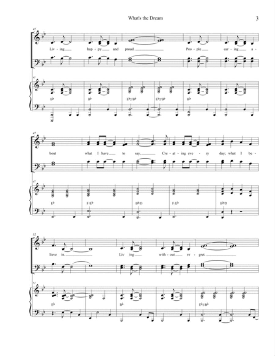 What's The Dream Voice scores gallery preview page 3