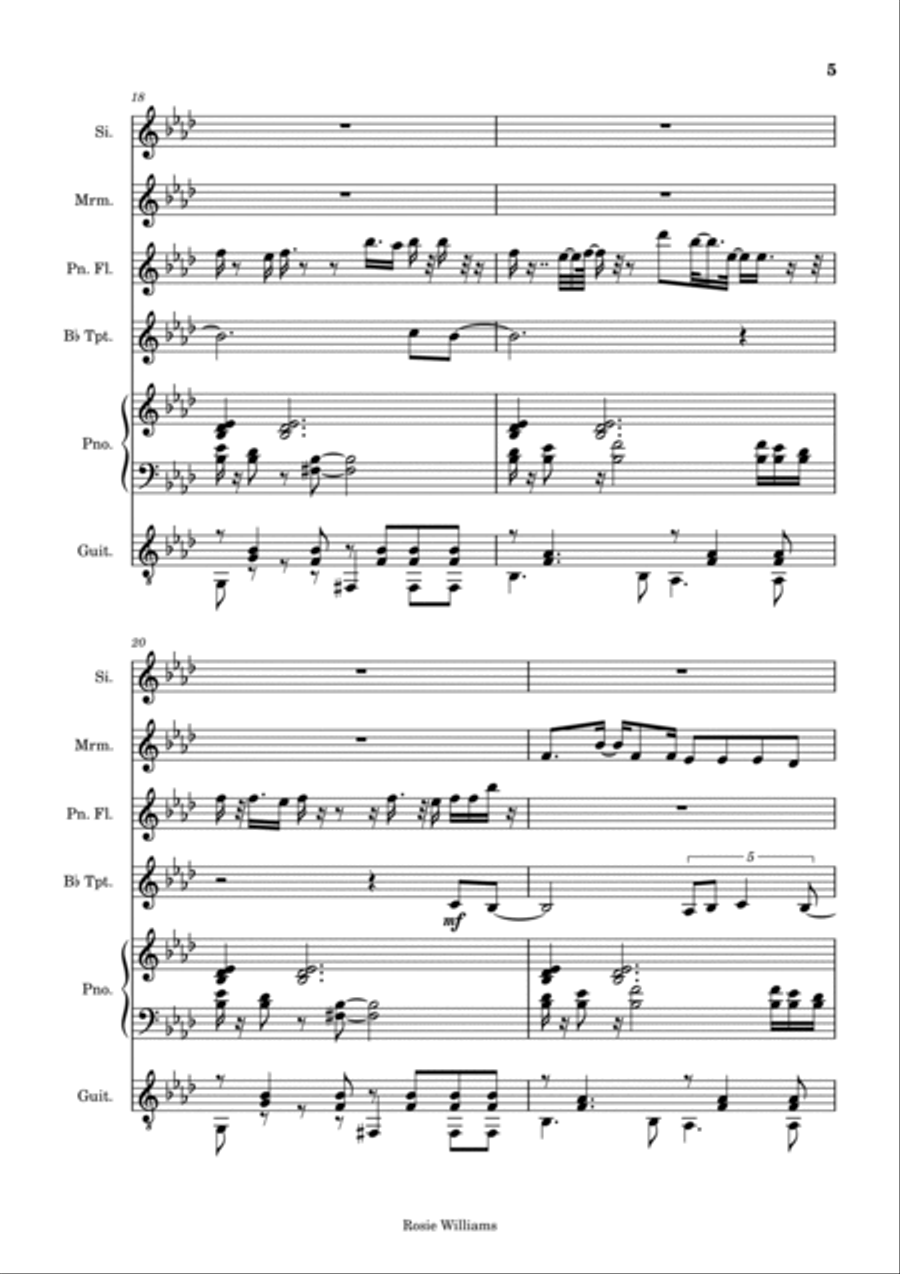 Summertime Summertime Jazz Ensemble scores gallery preview page 6