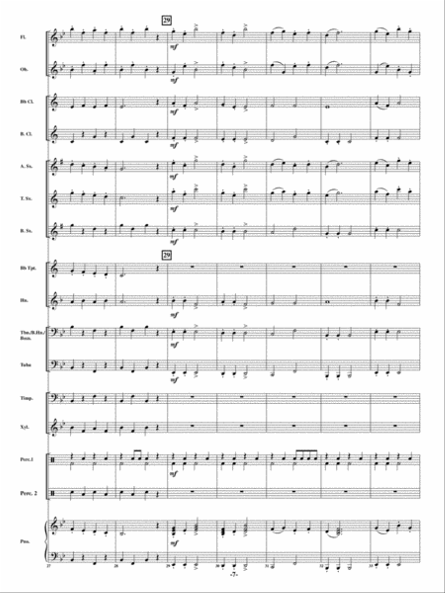 Hobbit Dance Hobbit Dance Concert Band scores gallery preview page 6