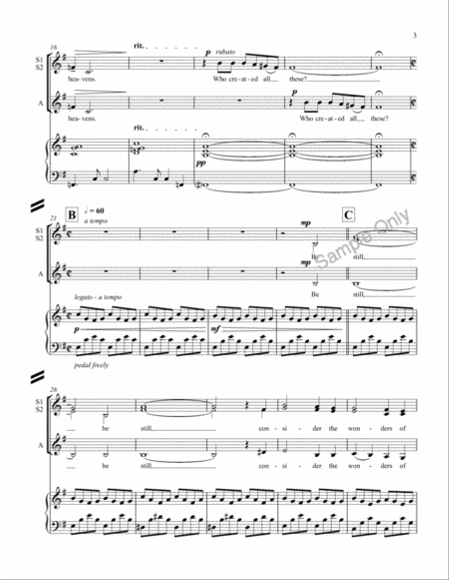 Be Still And Consider Be Still And Consider SSA scores gallery preview page 3