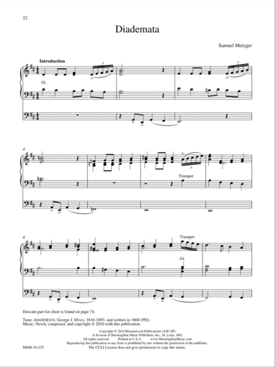 The Festival Hymn Collection, Volume 2 Organ scores gallery preview page 8