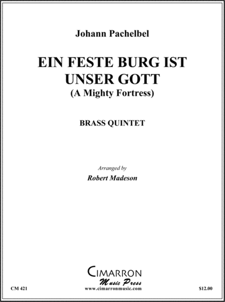 Ein feste Burg unser Gott Brass Quintet scores gallery preview page 1