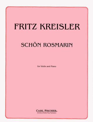 Book cover for Schon Rosmarin