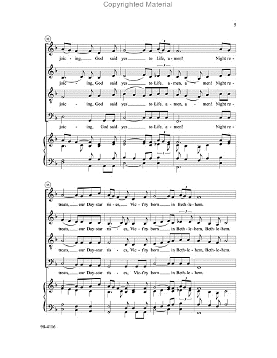 In Bethlehem In Bethlehem 4-Part scores gallery preview page 6