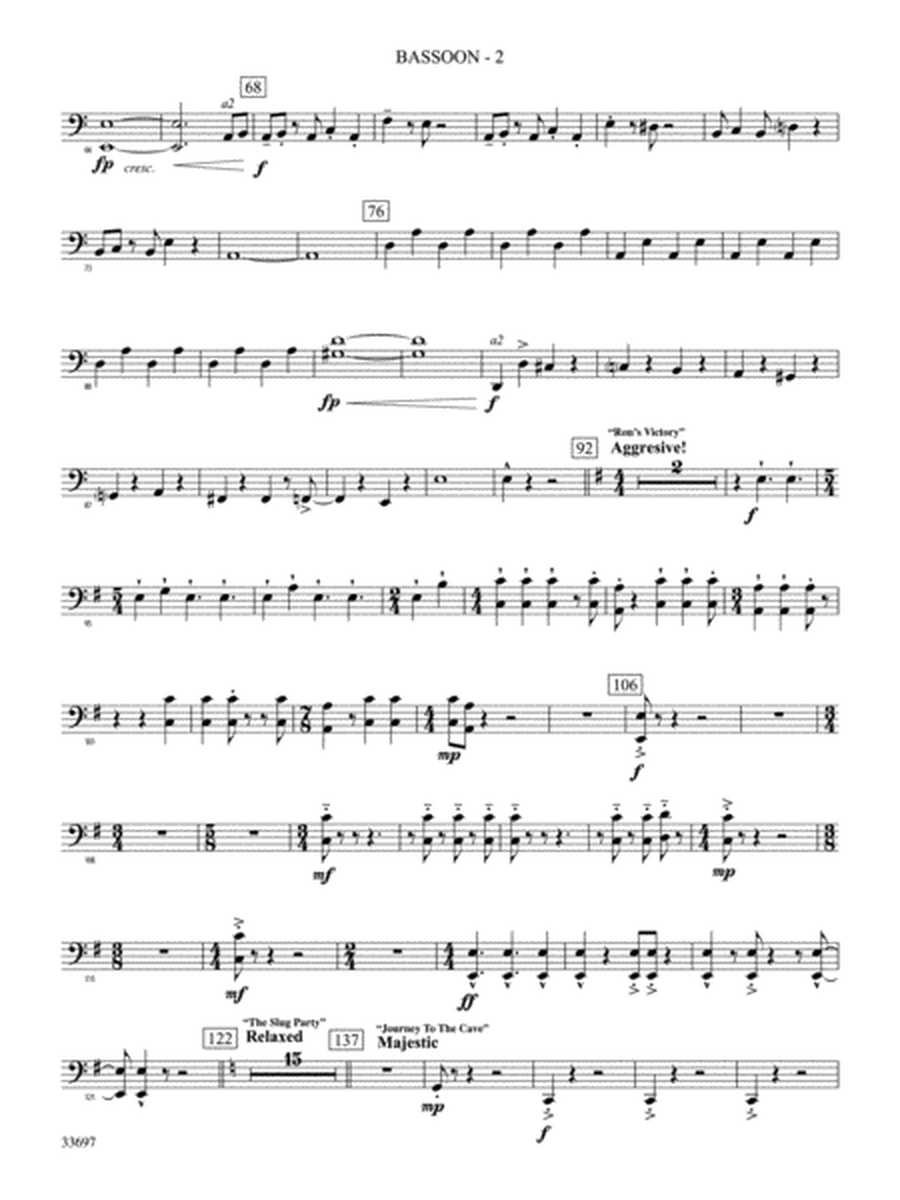 Harry Potter and the Half-Blood Prince, Concert Suite from: Bassoon