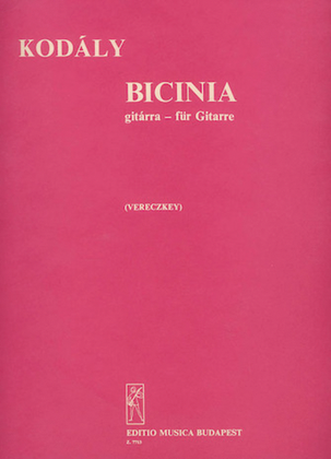 Book cover for Bicinia