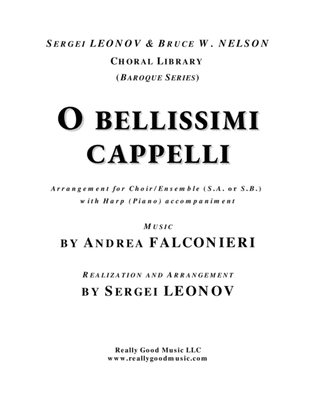 FALCONIERI Andrea: O bellissimi cappelli (SA/SB choir arrangement, Harp/Piano accompaniment)