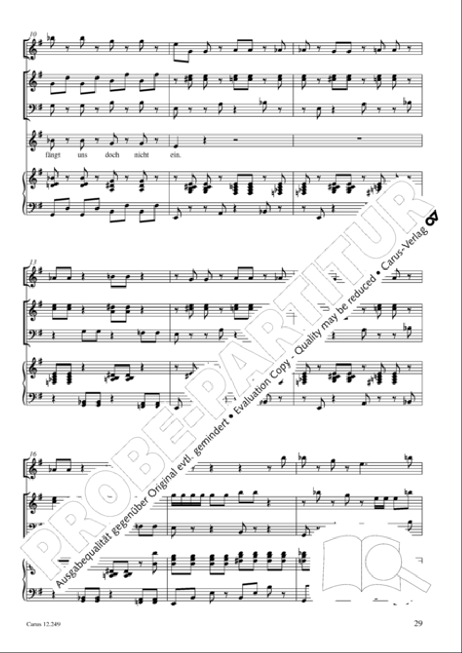 Mause in der Michaelskirche 4-Part scores gallery preview page 30
