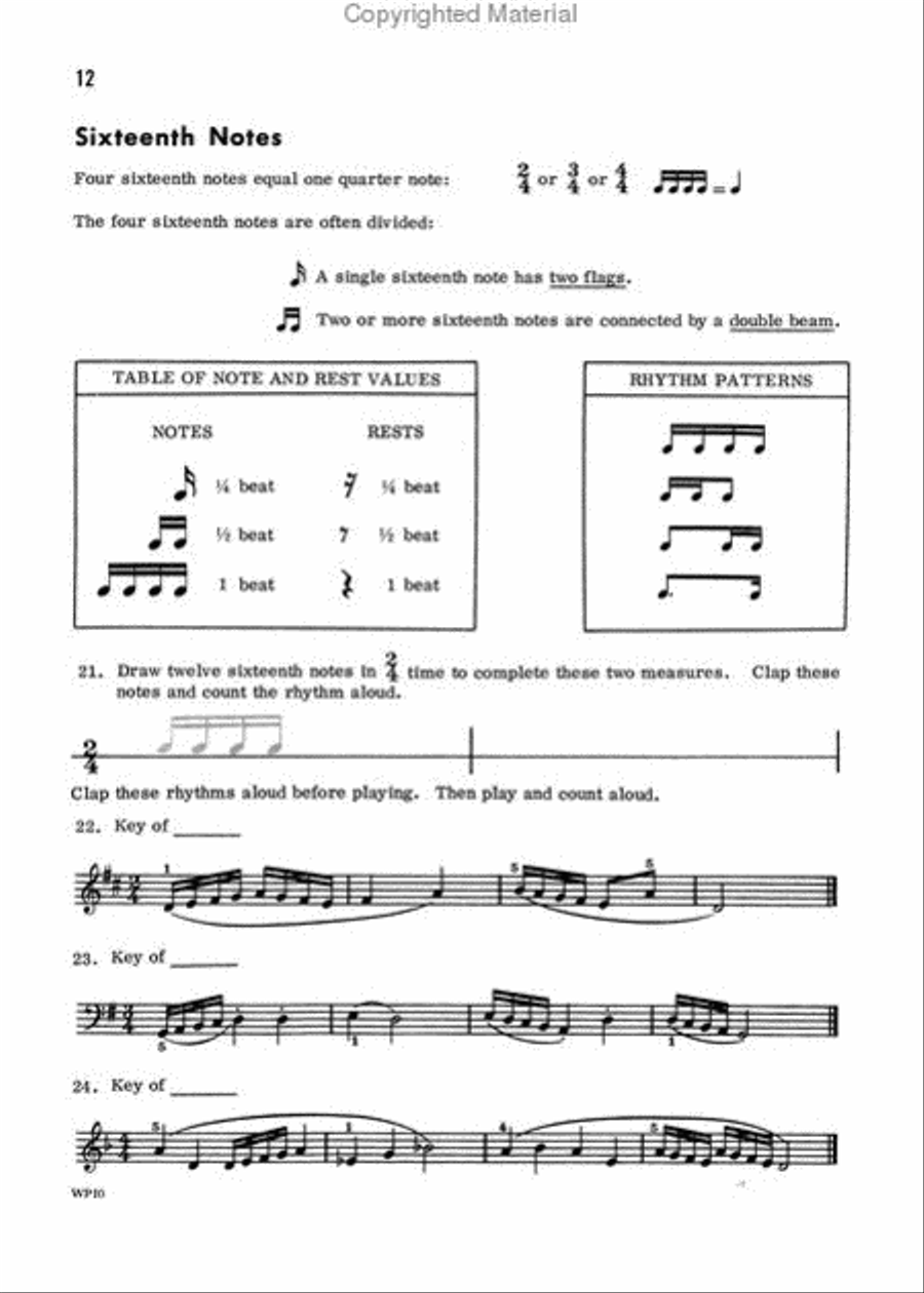 Theory Lessons, Level 4 Piano Method scores gallery preview page 4