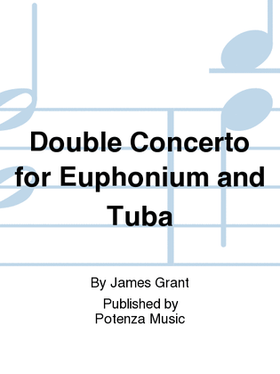 Book cover for Double Concerto for Euphonium and Tuba