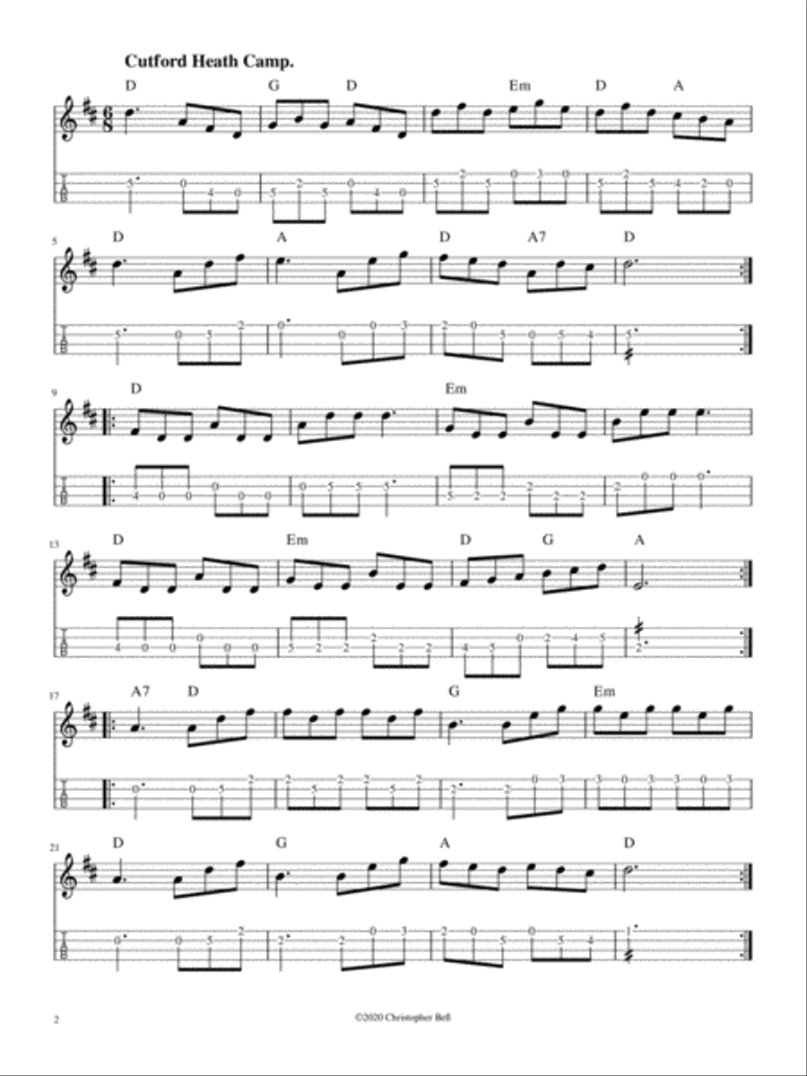 Ignatius Sancho - Twelve Country Dances String Duet scores gallery preview page 2