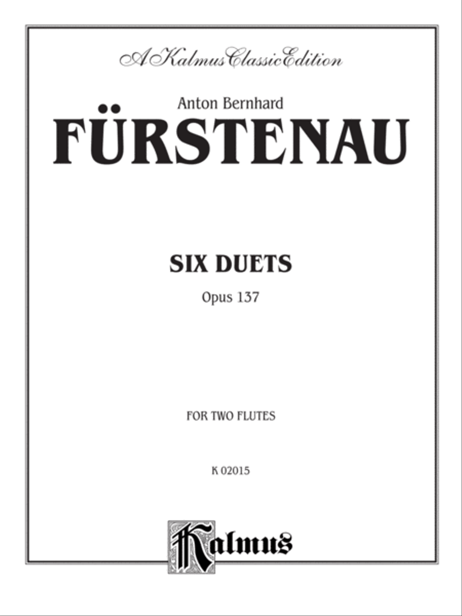 Six Duets, Op. 137 Flute Duet scores gallery preview page 2