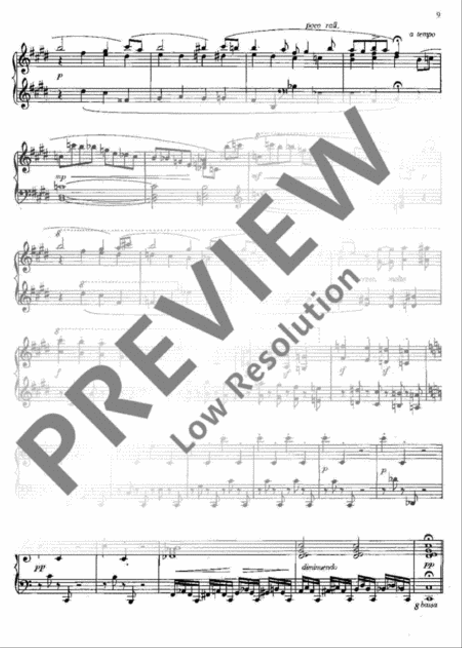9 Transformations 9 Transformations Piano Solo scores gallery preview page 10