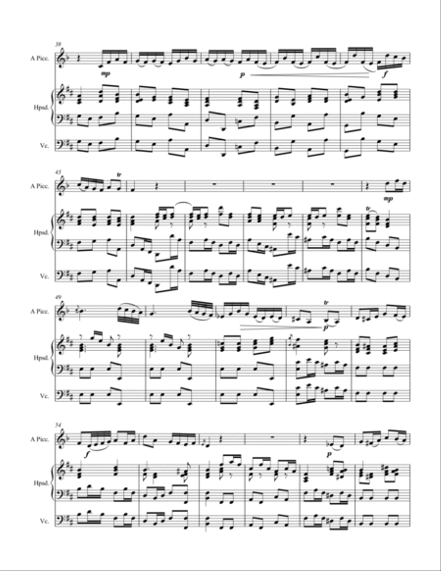 Badinerie in b minor Badinerie in b minor Cornet scores gallery preview page 4