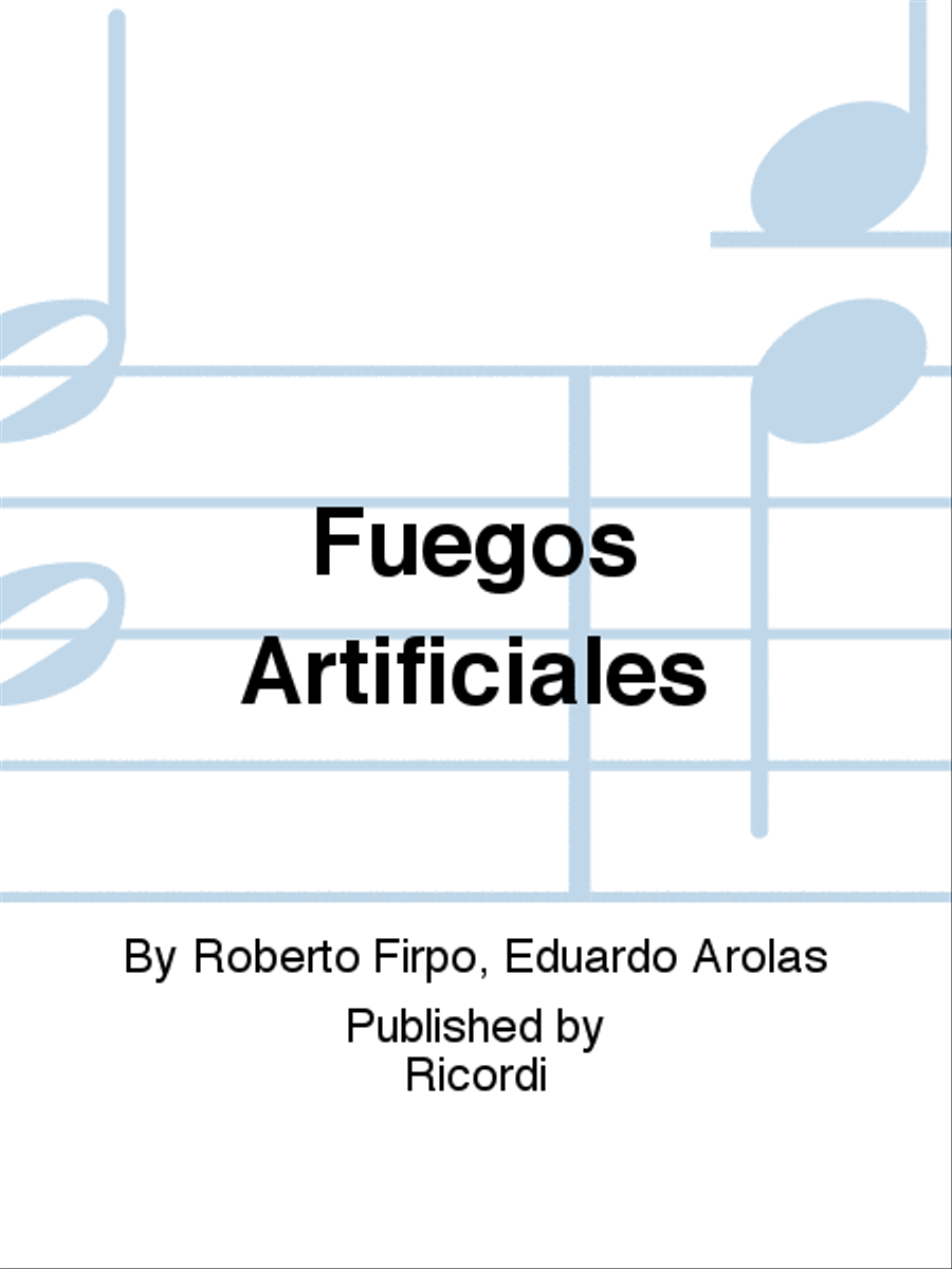 Fuegos Artificiales School and Community scores gallery preview page 1