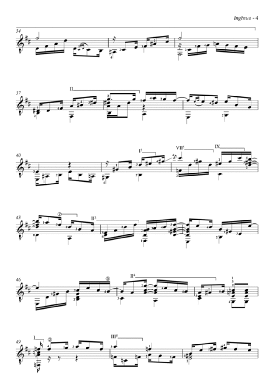 Ingenuo Ingenuo Guitar Solo scores gallery preview page 3