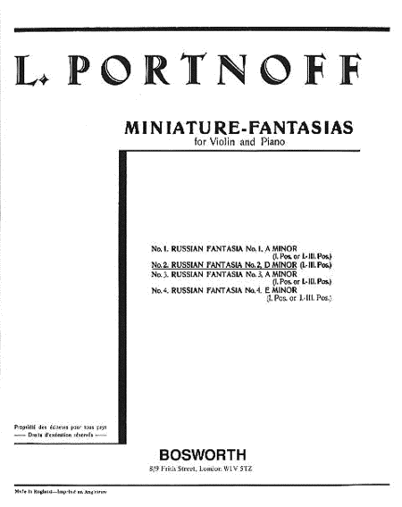 Russian Fantasia No. 2 in D Minor