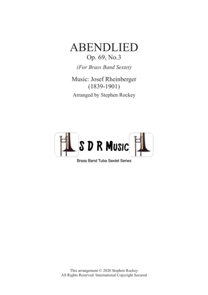 Abendlied for Brass Band Tuba Sextet image number null