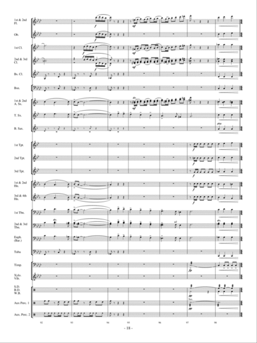 Costa del Sol Costa del Sol Concert Band scores gallery preview page 17