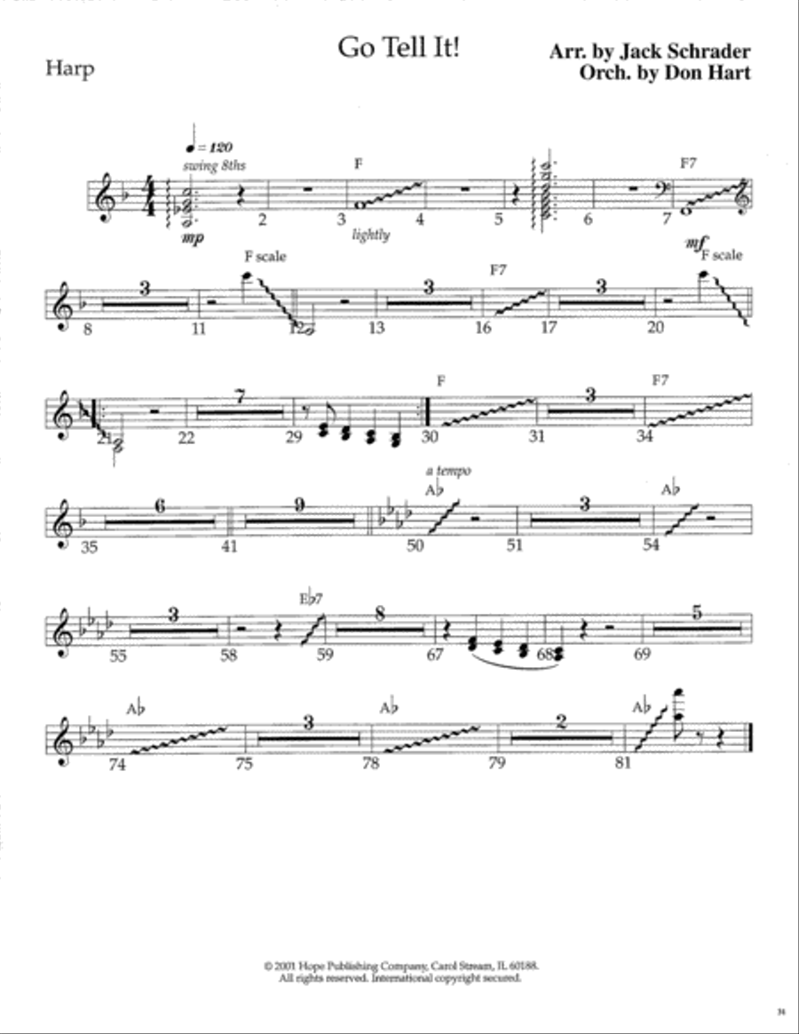 Go Tell It! SSATB scores gallery preview page 32