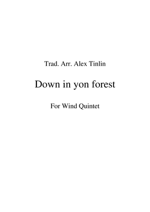 Book cover for Down in yon forest