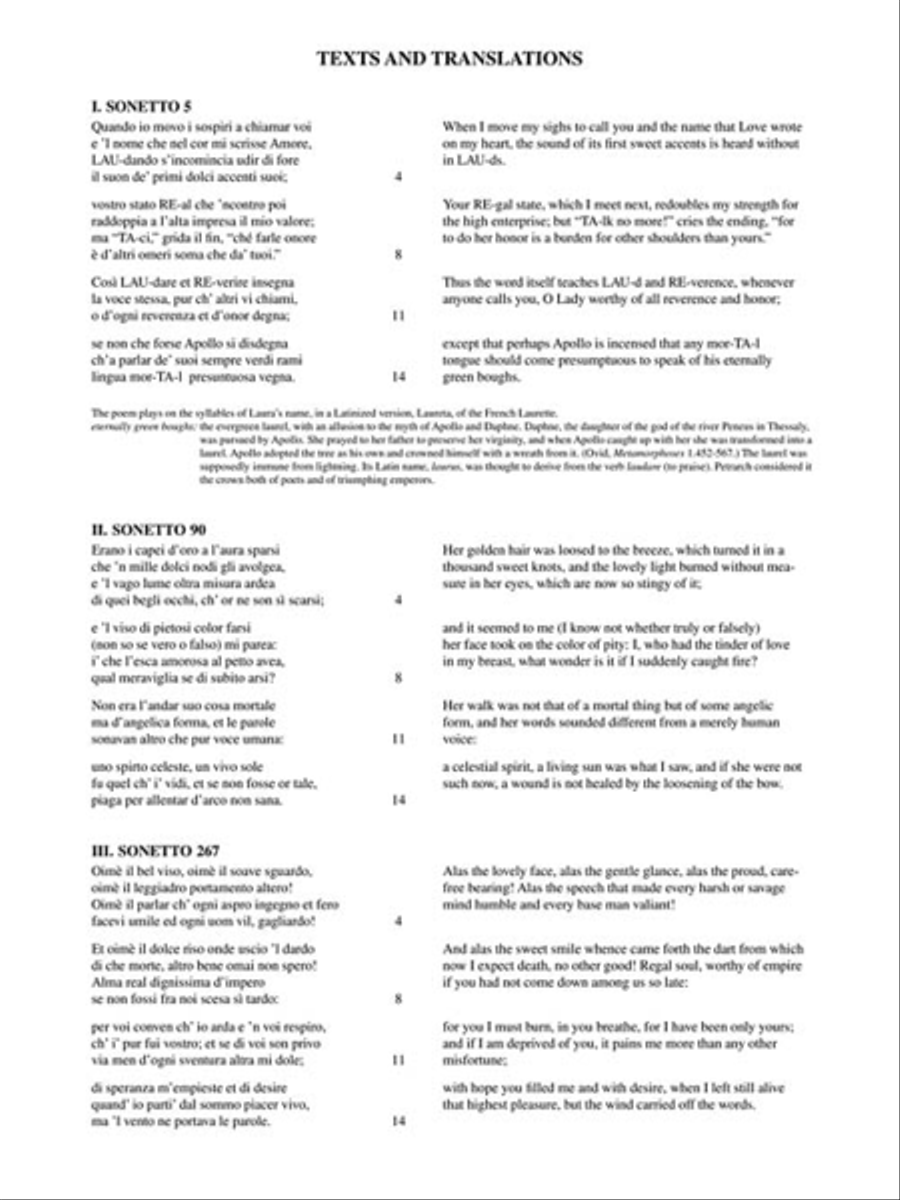 Laura Sonnets Baritone Voice scores gallery preview page 3