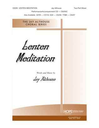 Book cover for Lenten Meditation
