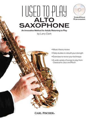 Book cover for I Used to Play Alto Saxophone
