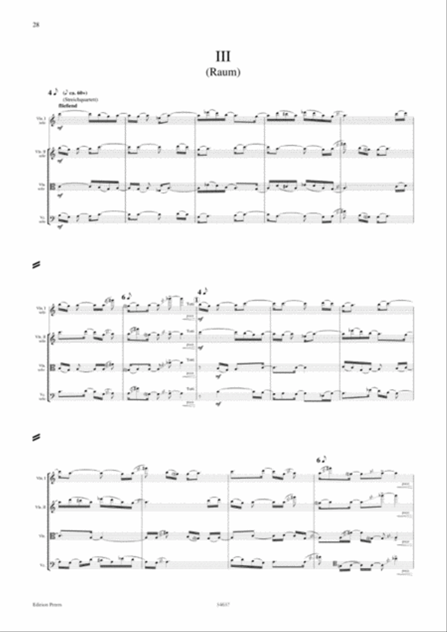 ARKA - 3 Rituale (Full Score) Orchestra scores gallery preview page 4