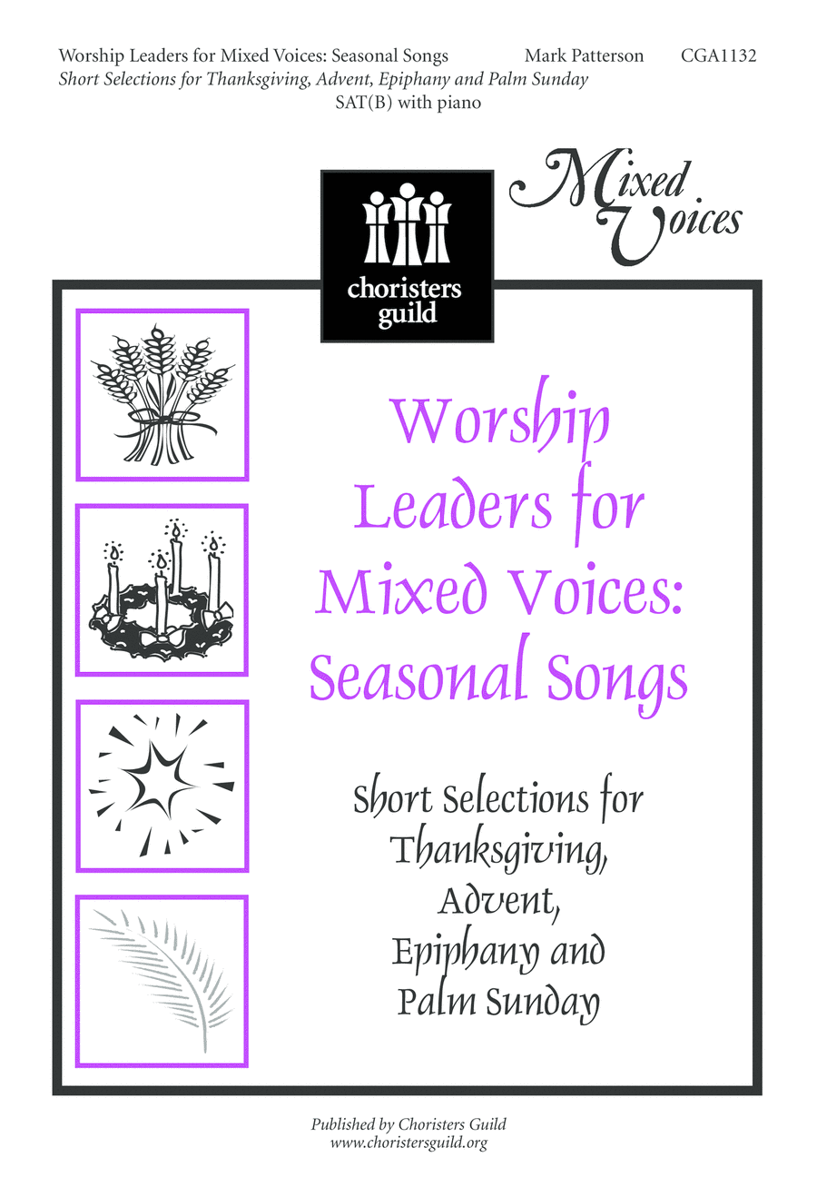 Worship Leaders for Mixed Voices: Seasonal Songs (SATB Score) 4-Part scores gallery preview page 1
