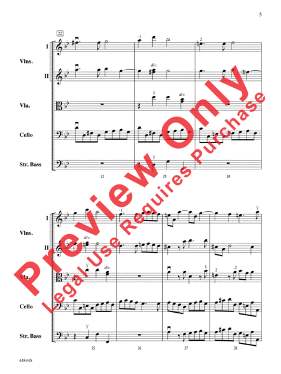 Concerto Grosso, Opus 6, No. 8 String Orchestra scores gallery preview page 26