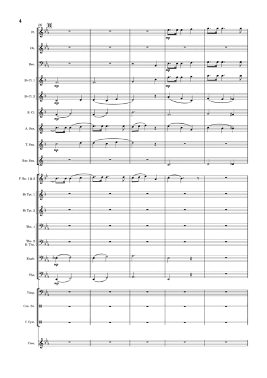 O Christmas Tree O Christmas Tree Concert Band scores gallery preview page 4