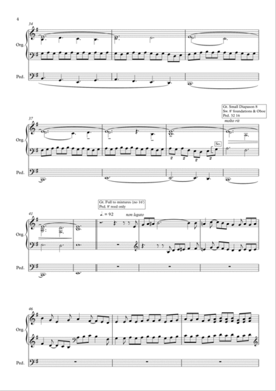 Advent Fantasy Organ Solo scores gallery preview page 4