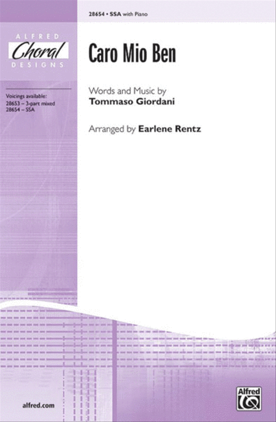 Caro Mio Ben Women's Choir scores gallery preview page 1